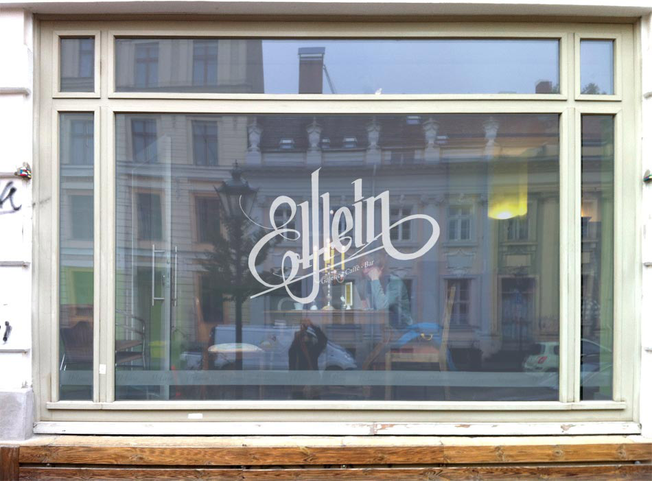 Elflein, Schrift Logo Entwurf