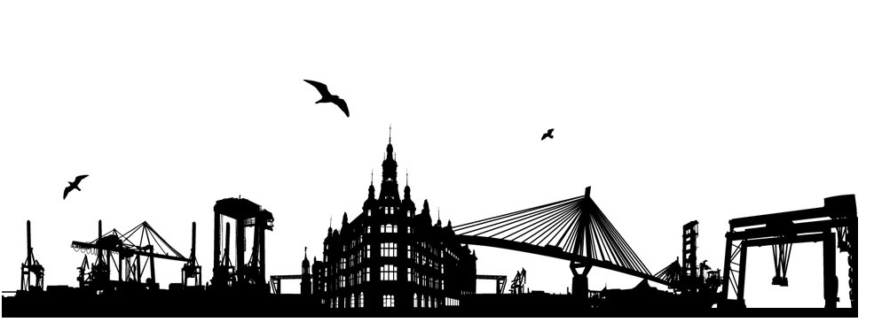 Hamburger Hafen Skyline